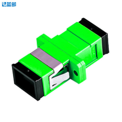 蓝邮光纤耦合器法兰对接头法兰盘FC LC SC ST/UPC APC 连接器适配器方口圆口法兰转接器转换法兰头光纤适配器